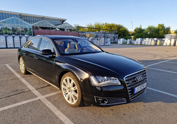 Audi A8 cena 95000 przebieg: 163000, rok produkcji 2011 z Lublin małe 92